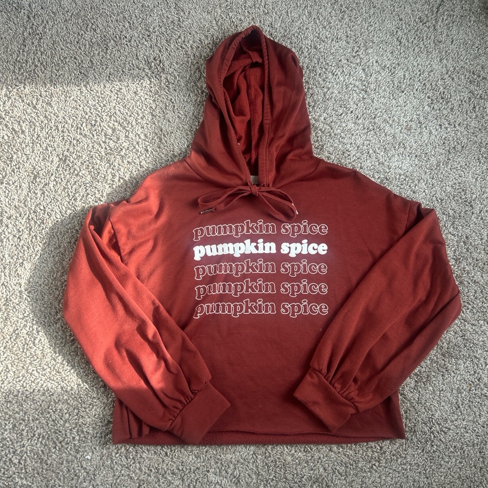 Altar'd State Rust Pumpkin Spice Hoodie